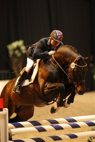 Crelido og Stein Endresen opnåede endnu en Grand Prix-placering ved weekendens landsstævne i Norge. (Foto: Ridehesten.com).