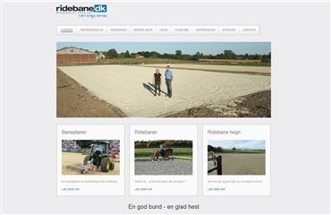 Ny hjemmeside til Ridebane.dk
