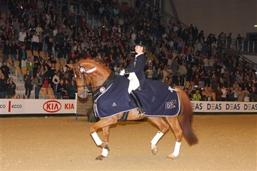 Favoritten gjorde som hun skulle