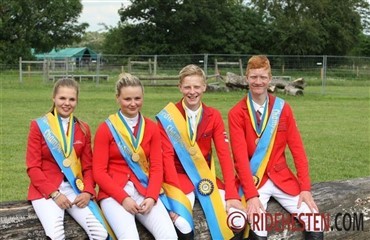 NM: Guld til danske juniorspringryttere