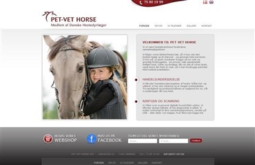 Ny hjemmeside til pet-vet.dk