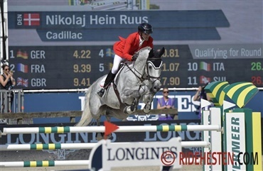 Hein Ruus placeret i 145 cm