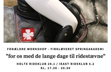 Hvordan st&oslash;tter jeg mine b&oslash;rn i ridesporten?