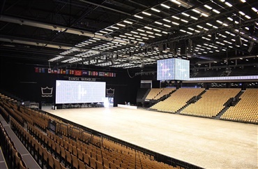 Fuld gang i klarg&oslash;ringen i Herning