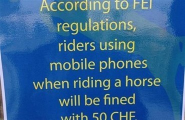 Ingen mobil p&aring; hesteryg