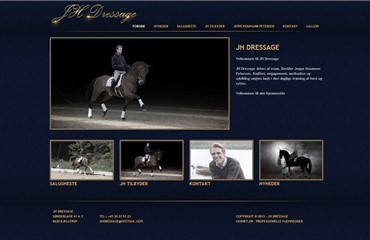 JH Dressage med ny hjemmeside
