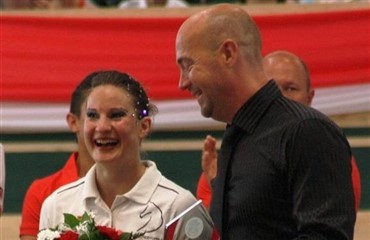 EM-guld til Rikke Laumann