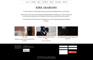 Ny hjemmeside til Kirk Arabians