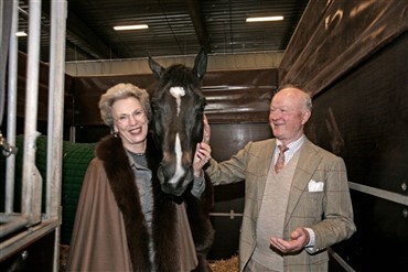 H&aelig;der til HKH Prinsesse Benedikte og familien