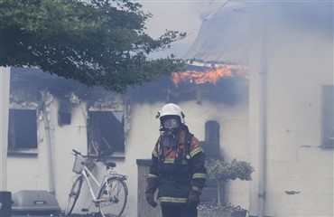 Brand i Vorbasse Rideklub