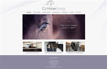 Ny hjemmeside til CJ Horse Energy