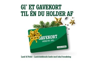 19. december - Vind et gavekort til Land & Fritid