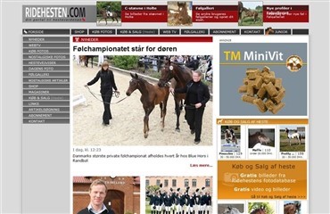 Ridehesten.com med nyt design!