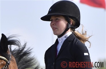 Rikke p&aring; toppen hos Riders Cup