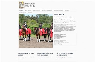 Ny hjemmeside til Kirstineholm Rideklub
