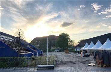 Stort hesteshow p&aring; Koldinghus