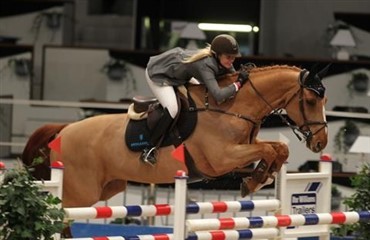 Springrytterne leverede super underholdning