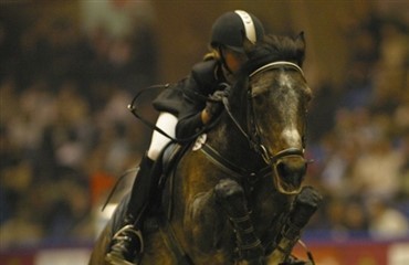 Kat. 3 ponyer springer med ved World Cup-st&aelig;vne