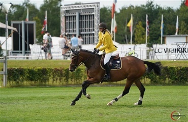 Christina Nielsen placeret i 145 cm-klasse