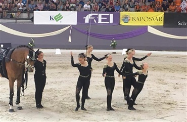 Tid til finale til EM i voltigering for juniorer