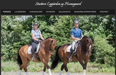 Ny hjemmeside til Stutteri Lajg&aring;rden og Hvenegaard