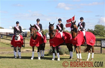 Blue Hors holdet forsvarede guldet