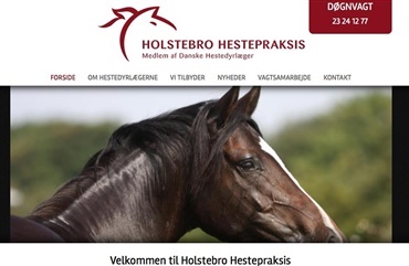 Ny hjemmeside til Holstebro Hestepraksis