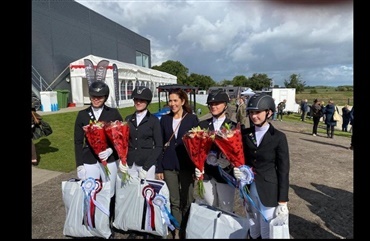 Vinderne m&oslash;dte kronprinsessen