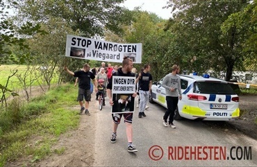 Demonstranter tager afstand fra konfliktoptrapning