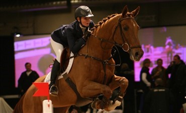 Charlotte Lund og Andante sejrede i S-springning