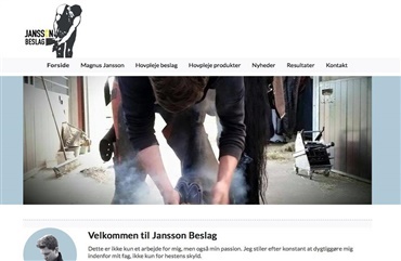 Ny hjemmeside til Jansson Beslag