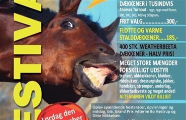 Spar op til 90 procent p&aring; rideudstyr