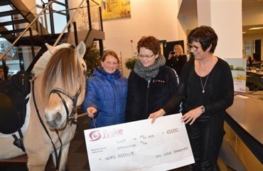 Hesten hentede penge i banken
